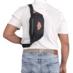 GUARDIANGEARS Kato Waist Pouch, Fanny Pack Money Belt Biking Cycling Travel Hiking Men & Women YKK Zippers (Charcoal Black) - Image 5