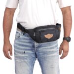 GUARDIANGEARS Kato Waist Pouch, Fanny Pack Money Belt Biking Cycling Travel Hiking Men & Women YKK Zippers (Charcoal Black) - Image 6