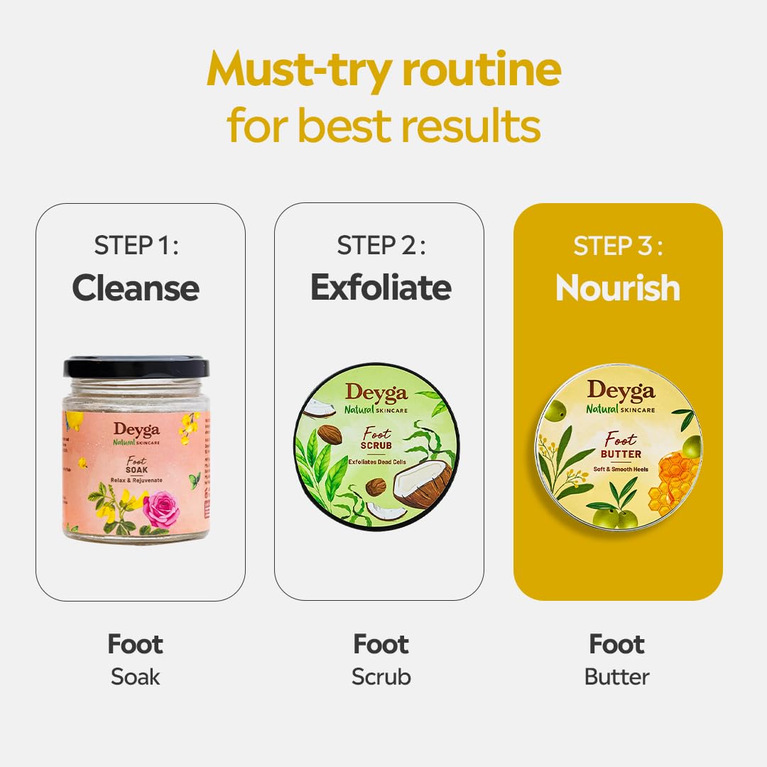 Deyga Foot Cream Trial Pack | For Dry And Cracked Feet | Moisturizes Rough Heels | Suitable For All Skin Types| Foot Butter For Men & Women| Prevents Wrinkles (10 Gram - Trial Pack) - Image 10
