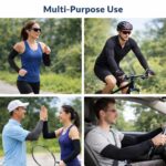 PulGos 𝐂𝐎𝐌𝐁𝐎 UV Protection Cooling Arm Sleeves for Men &Women | Quick Dry & Breathable 𝐒𝐮𝐧𝐛𝐮𝐫𝐧 Protection Hand Sleeves for boys | SUMMERS MUST- HAVE Hand Gloves for Bike Riding & Cycling - Image 6