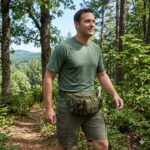 Beanny Tactical Waist Bag for Men Women | Multi-Pocket Utility Fanny Pack Sling Bag | Durable Outdoor Travel Pouch Cross Body Belt Bag for Hiking Trekking Camping (Green) - Image 5