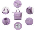 Umadiya Womens Large Capacity Folding Travel Tote Bag|Oxford Fabric Waterproof Lightweight Foldable Duffel Bag Portable Expandable Travel Bag|Dry And Wet Carry On Bag(Colors As Per Stock),White - Image 8