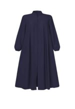 Girls Abaya Muslim Dress with Front Zipper 2 Pockets Dress Long Sleeve Solid Islamic Prayer Clothes for Kids - Image 4