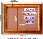 DARGAH AJMER SHARIF, KAABA IN MECCA & MASJID NABAWI IN MEDINA Photo in Golden Frame (12.75 x 10.75 inch) with Wall Hanging Mount - Image 3