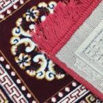 Status Contract Multipurpose Pooja Prayer Mat 18x18 inch Pooja Assan (MEHROON) - Image 4