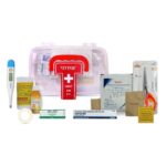 First Aid Kit Box | 12+ Essential Medical Supplies With Bandages, Antiseptic, Digital Thermometer, Gloves, Scissors & More | Emergency First Aid Kit for Home, Office, Car & Travel - Image 3