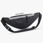 Roxx Waist Bag – Compact, Lightweight, and Practical Belt Bag for Travel & Sports (Black,Light Grey) - Image 3