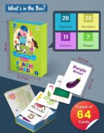 Flash Cards for Kids 2+ Years | 160 Non-Tearable Flash Cards Set | Alphabet, Numbers, Animals, Fruits, Vegetables, Flowers and Birds | Educational Toys for Toddlers and Preschool Learning - Image 4
