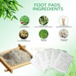 Kaththai Foot patch Herbal And Gentle Ingredient (10 Pieces) Detox Foot Pads Natural Ingredients for Sleep Aid Pain Relief Toxin Removal with Bamboo Vinegar and Acupoint Micro-Massage Technology - Image 8