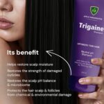 Trigaine Shampoo 200ml | pH Balanced Best Daily Shampoo For Heat Treated & Color Damaged Hair | Protein Intensive Dermatologist-Recommended Everyday Use for Women & Men - Image 4