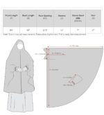 ANA Duaa Sky Blue Leaves Floral Prayer Dress – Pure Cotton Namaz Makhna with Tie Knot | Lightweight, Breathable for Hajj, Umrah & Salah - Image 7