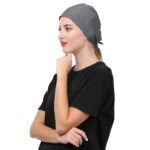 Envius- Black Pure Cotton Muslim Women Under Hijab cap - Image 3