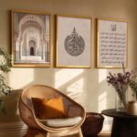 HOTHOUSE Wall Painting Islamic Home Decoration Art With Frame For Living Room Bed Room Hotel Wall Decor Digital Reprint Engineered Wood Set of 3 (Art 3, 13x17 inch, Framed) - Image 4