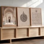 HOTHOUSE Wall Painting Islamic Home Decoration Art With Frame For Living Room Bed Room Hotel Wall Decor Digital Reprint Engineered Wood Set of 3 (Art 3, 13x17 inch, Framed) - Image 5