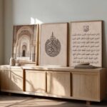 HOTHOUSE Wall Painting Islamic Home Decoration Art With Frame For Living Room Bed Room Hotel Wall Decor Digital Reprint Engineered Wood Set of 3 (Art 3, 13x17 inch, Framed) - Image 7