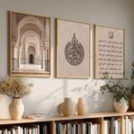 HOTHOUSE Wall Painting Islamic Home Decoration Art With Frame For Living Room Bed Room Hotel Wall Decor Digital Reprint Engineered Wood Set of 3 (Art 3, 13x17 inch, Framed) - Image 8