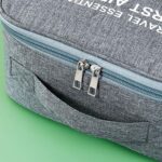 CALANDIS™ Portable Medicine Storage Bag Empty First Aid Box for Emergency Outdoor Home grey and L | Kits & Bags | First Aid | Health Care - Image 3