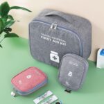 CALANDIS™ Portable Medicine Storage Bag Empty First Aid Box for Emergency Outdoor Home grey and L | Kits & Bags | First Aid | Health Care - Image 5