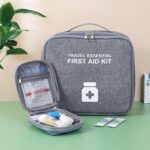 CALANDIS™ Portable Medicine Storage Bag Empty First Aid Box for Emergency Outdoor Home grey and L | Kits & Bags | First Aid | Health Care - Image 7