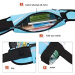 Waist Bag for Men with Adjustable Strap Waterproof Travel Waist Pouch with Multi Pockets, Anti Theft Back Pocket Crossbody Sling Belt Bag for Running, Hiking, Cycling (Multicolor) - Image 3