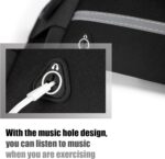 Waist Bag for Men with Adjustable Strap Waterproof Travel Waist Pouch with Multi Pockets, Anti Theft Back Pocket Crossbody Sling Belt Bag for Running, Hiking, Cycling (Multicolor) - Image 5