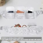 Ihram Belt for Men Hajj Umrah - Adjustable Ihram Money Belt with Pockets Hajj Belt Fashion Waist Packs Umrah Essentials Free-Size, White, One Size, Style B - Image 6