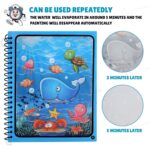 Graphene Magic Water Coloring Book, Educational Fun & Bonding Time for Kids, Reusable, Mess-Free Art with Quick Dry Technology, Promote Fine Motor & Drawing Skills, Ideal Travel (Toy Pack of 1) - Image 9