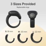 Smart Tasbih Zikr Rings, Interchangeable Tasbeeh Counter, Digital Tasbih Counter Rings 3 Size(18/20/22mm) & APP Support, Waterproof Azan Clock for Muslims, Prayer, Reminder, Home (Black) - Image 5