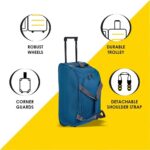 Aristocrat Polyester 63 cms Teal Blue Travel Duffle (Rookie) - Image 7