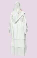 Brown Abaya Embroidery Work Burqa For Women Elegant Modest Islamic Wear Naqab - Image 5