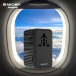 Anchor by Panasonic 65W International Travel Adapter, Universal Travel Adapter All in One for EU, UK, US and AU with 1 USB and 3 Type C Ports, 65W Travel Accessories with GaN Fast Charging - Image 4