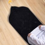 Enakshi® Prayer Rug Soft Turkish Portable Muslim Prayer Mat for Adults Men Women Kids Black|Home & Garden | Rugs & Carpets | Rug Pads & Accessories' - Image 7