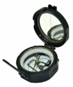 100% Working Brass Brunton Pocket Transit Compass with Leather Case, Brunton Compass for Geologist by Blue Globe - Image 3