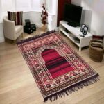 KETOSTICS® Chenille Anti-Skid Muslim Islamic Jainamaz/Prayer mat (Blue, Chenille, 4x2 Feet) - Image 5