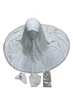 Al Haramaen Ladies Towel Ahram Ihram Set for Hajj and Umrah, Hijab and Cap Set with Napkin, Tasbih 7 &100 Beads, White - Image 3