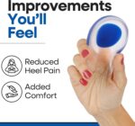 Gel Heel cups Silicone Heel Pad for Heel Ankle Pain, Heel Spur Shoe Support Pad for Men and Women Shock Cushion Pad for Heels - Image 3