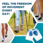 Gel Heel cups Silicone Heel Pad for Heel Ankle Pain, Heel Spur Shoe Support Pad for Men and Women Shock Cushion Pad for Heels - Image 5