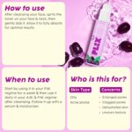 The Plant Fix Plix Jamun Active Acne Range With Cleanser, 2% Salicylic Acid Serum, Smoothie Moisturizer, & Toner l Reduces Active Acne l Detoxifies The Skin l Soothes Redness l All Skin Types - Image 6