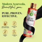 Just Herbs Castor and Black Onion Seed Sulfate Free Shampoo Reduce Hairfall,Hair Loss For Dry and Frizzy, Normal Hair Types Men & Women - 200ml - Image 7