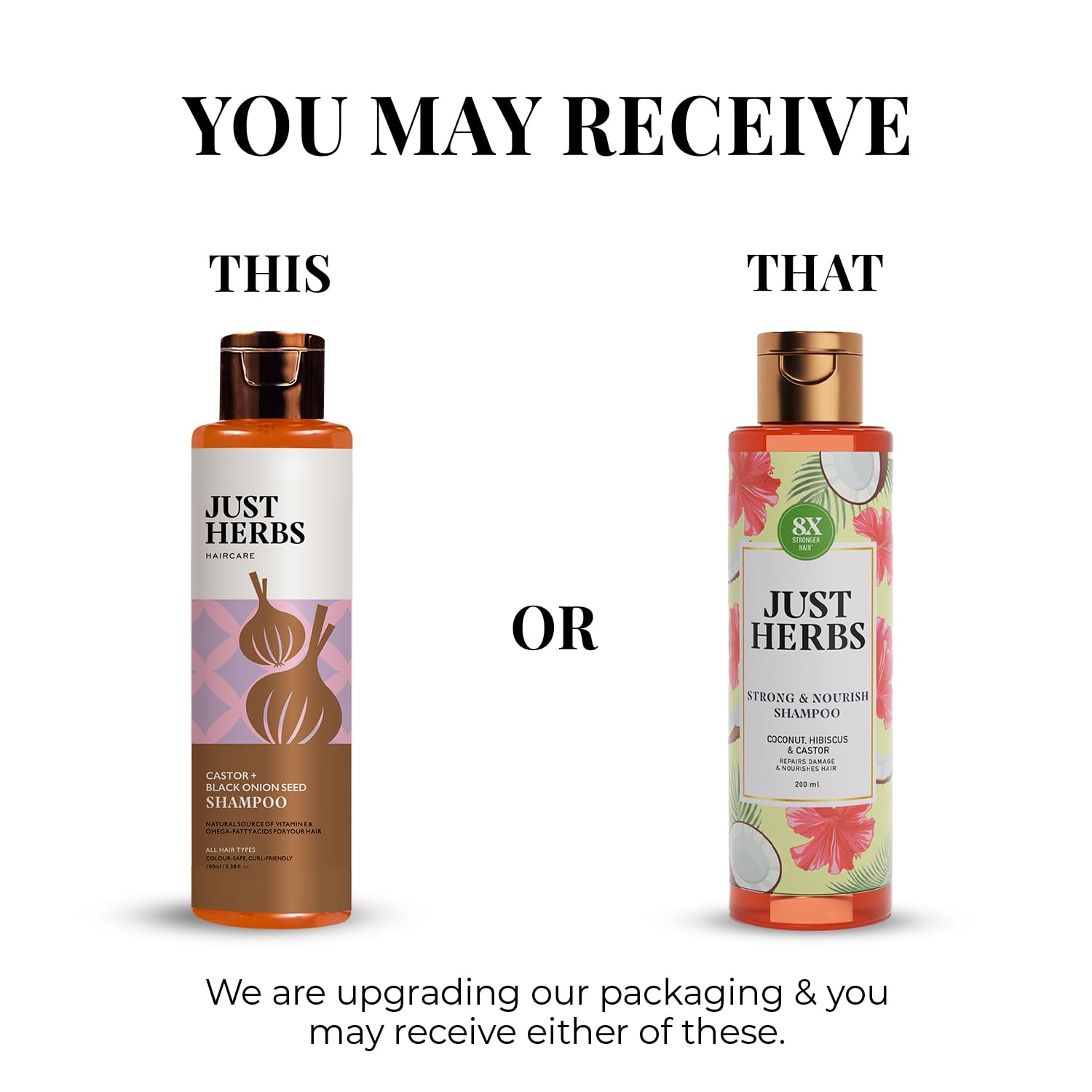 Just Herbs Castor and Black Onion Seed Sulfate Free Shampoo Reduce Hairfall,Hair Loss For Dry and Frizzy, Normal Hair Types Men & Women - 200ml - Image 9