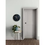 Islamic Bismillah Analog Wall Clock with Arabic Calligraphy, Black with Gold Numbers, 30cm x 30cm, Home Decor Showpiece - Image 4