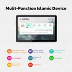 Upgraded 10" Digital Azan Clock with Islamic Quran Watch Set for Muslim, Prayer Time Reminders, 114 Full Quran Audio, Islamic Wallpapers, 99 Names of Allah,Islamic Art, for Daily Use - Image 3