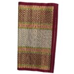 Korai River Grass Portable Puja Mat (Multicolor, 18" X 18") -4 Piece - Image 5