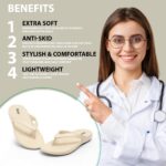 DOCTOR HEALTH SUPER SOFT Stylish Ultra Soft Slippers with Cushion | Comfortable, Premium and Bright Colorful Flip Flops | Lab Tested Cushion and Bounce | Cushioned Footwear | Trendy Women Slippers - Image 6