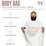 Men's Ihram for Hajj & Umrah - Sweat Absorbent, Comfortable, Fully Opaque, 2-Piece Towel Set, Ehram Ahram 110 x 210cm, Ideal for Muslim Men - Image 7