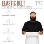 Men's Ihram for Hajj & Umrah - Sweat Absorbent, Comfortable, Fully Opaque, 2-Piece Towel Set, Ehram Ahram 110 x 210cm, Ideal for Muslim Men - Image 8