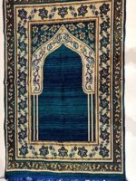 KETOSTICS® Stylish Printed Prayer Mat (Blue, Chenille, 4x2 Feet) - Image 5
