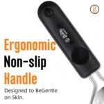 Beauté Secrets Essentials Pedicure Foot File Callus Remover, Foot Scrubber Removes Hard Skin, Can Be Used On Both Dry And Wet Feet, Foot Rasp (Black) - Image 5