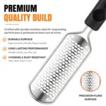 Beauté Secrets Essentials Pedicure Foot File Callus Remover, Foot Scrubber Removes Hard Skin, Can Be Used On Both Dry And Wet Feet, Foot Rasp (Black) - Image 8