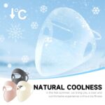 SANNIDHI® 3Pcs Full Face Mask for Sun Protection, 3D Face Cover for Women, UPF 50+ Summer Face Mask for Women, Breathable Ice Silk Cooling Sun UV Face Mask for Biking, Driving (Reusable) - Image 4